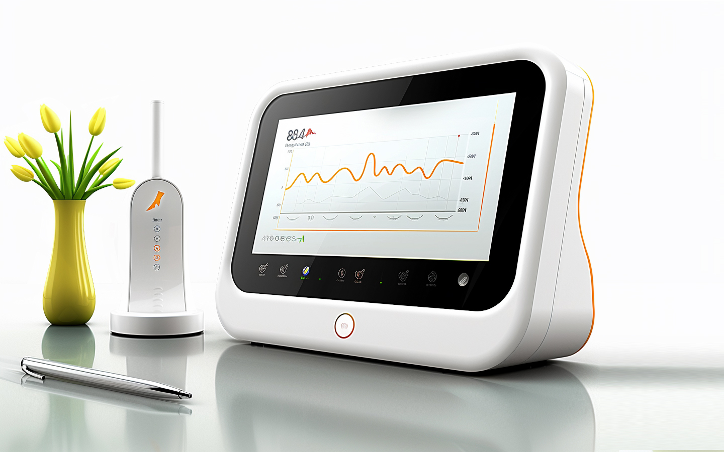 健康一體機設計 富有溫馨的系列健康一體機產品外觀設計案例(圖2)