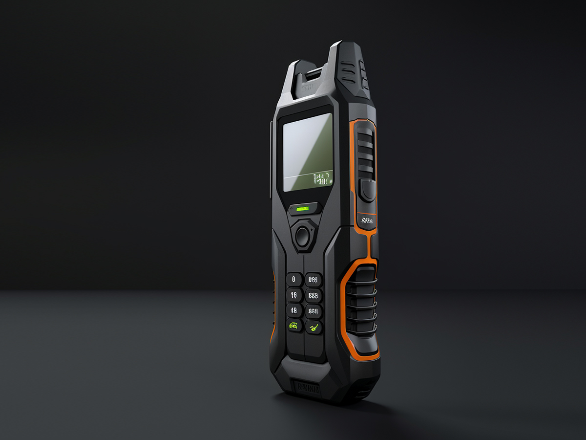 新款對講機外觀產品設計(圖2) 新款對講機產品外觀工業設計(圖2)