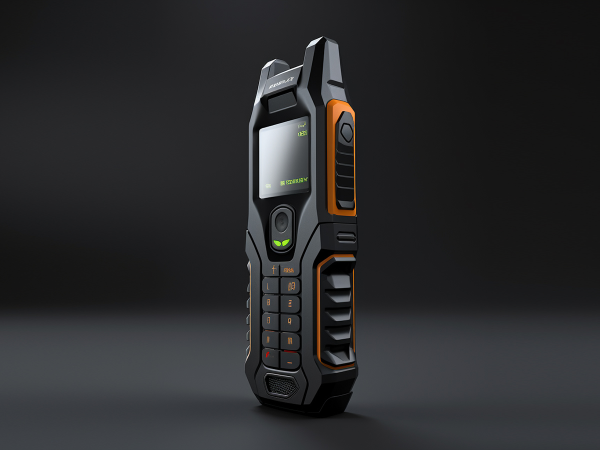 新款對講機外觀產品設計(圖3) 新款對講機產品外觀工業設計(圖3)