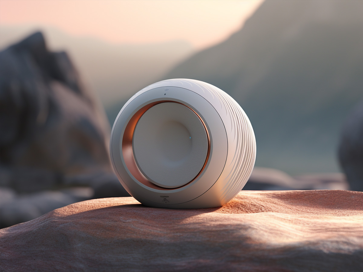 藍牙小音響外觀設計中