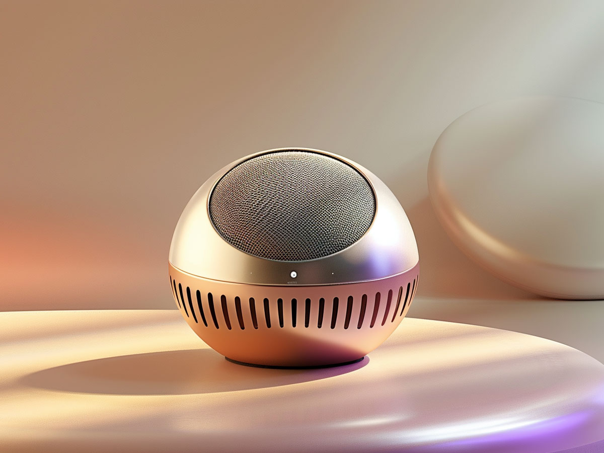 家庭聚會中藍牙音響箱